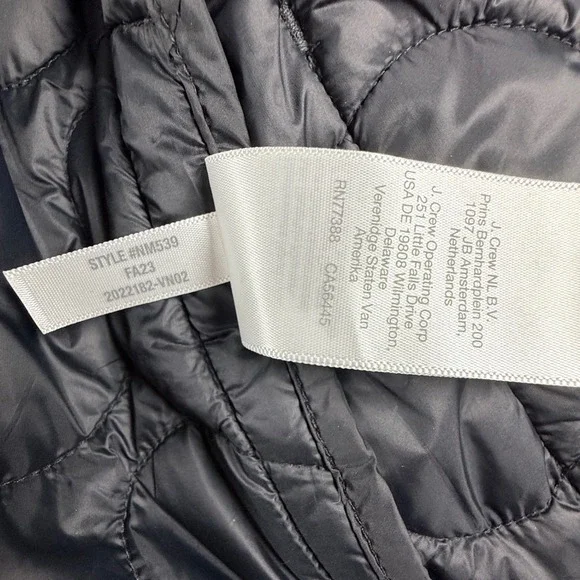 Madewell Quilted Oversized Bomber Jacket Size Small